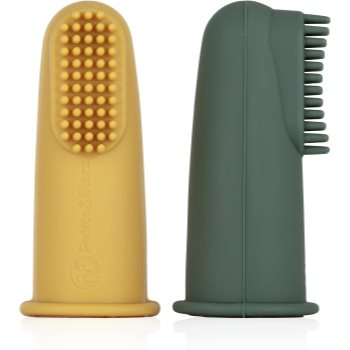 Petite&Mars Take&Match 0m+ periuta de dinti pentru deget pentru copii cu sac - imagine 2